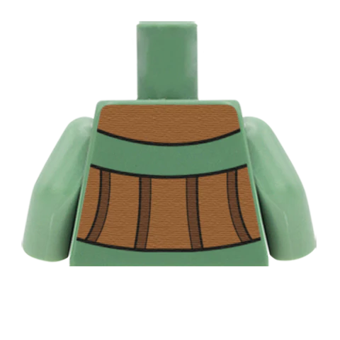 Shirt Under Leather Corset - Custom Design Minifigure Torso - Image 67