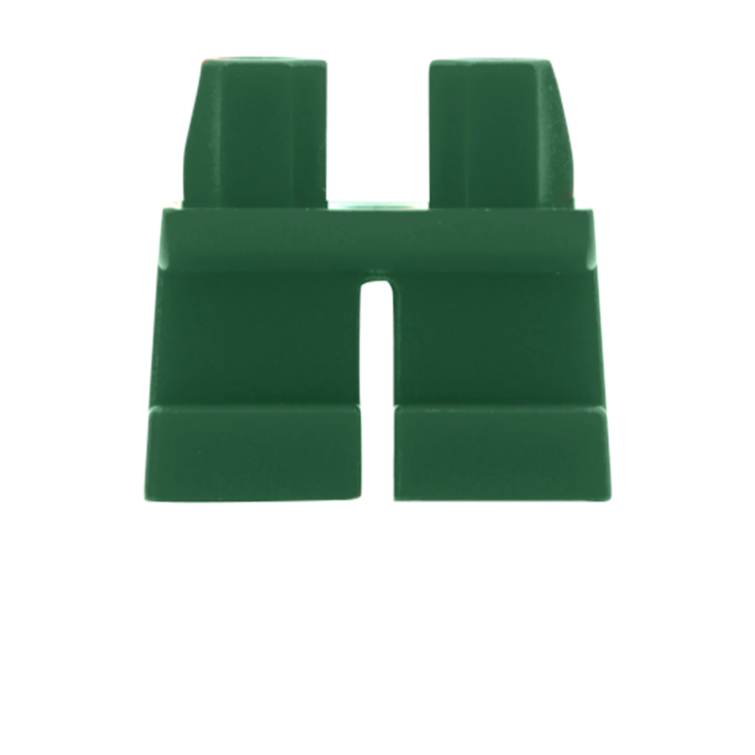 Short Dark Green Legs - LEGO Minifigure Legs