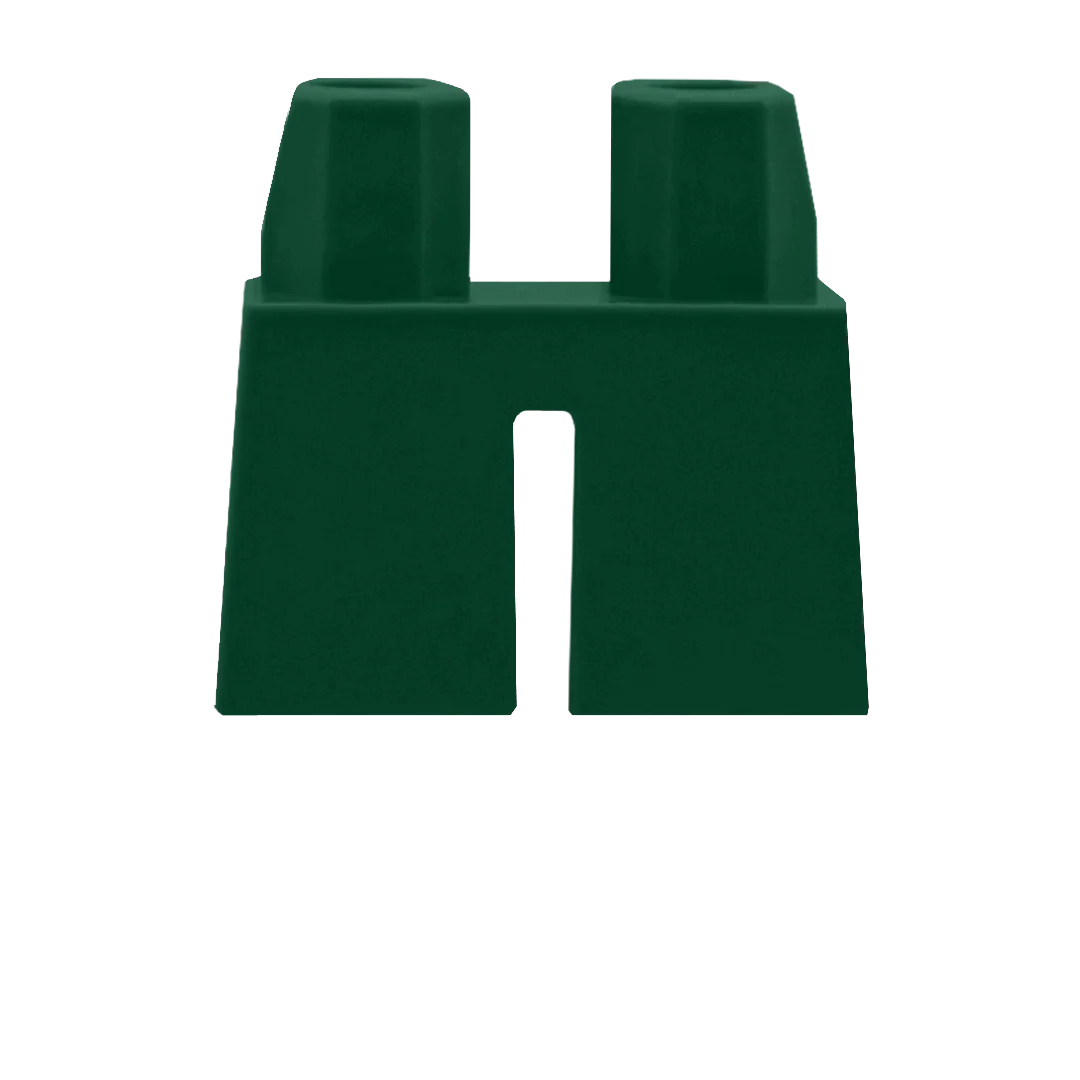 Short Dark Green Legs - LEGO Minifigure Legs - Image 2