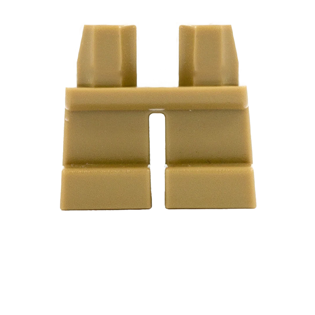 Short Dark Tan Legs - LEGO Minifigure Legs