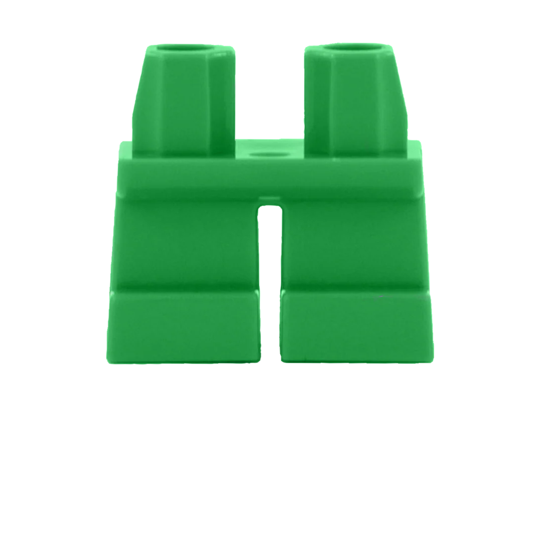 Short Green Legs - LEGO Minifigure Legs
