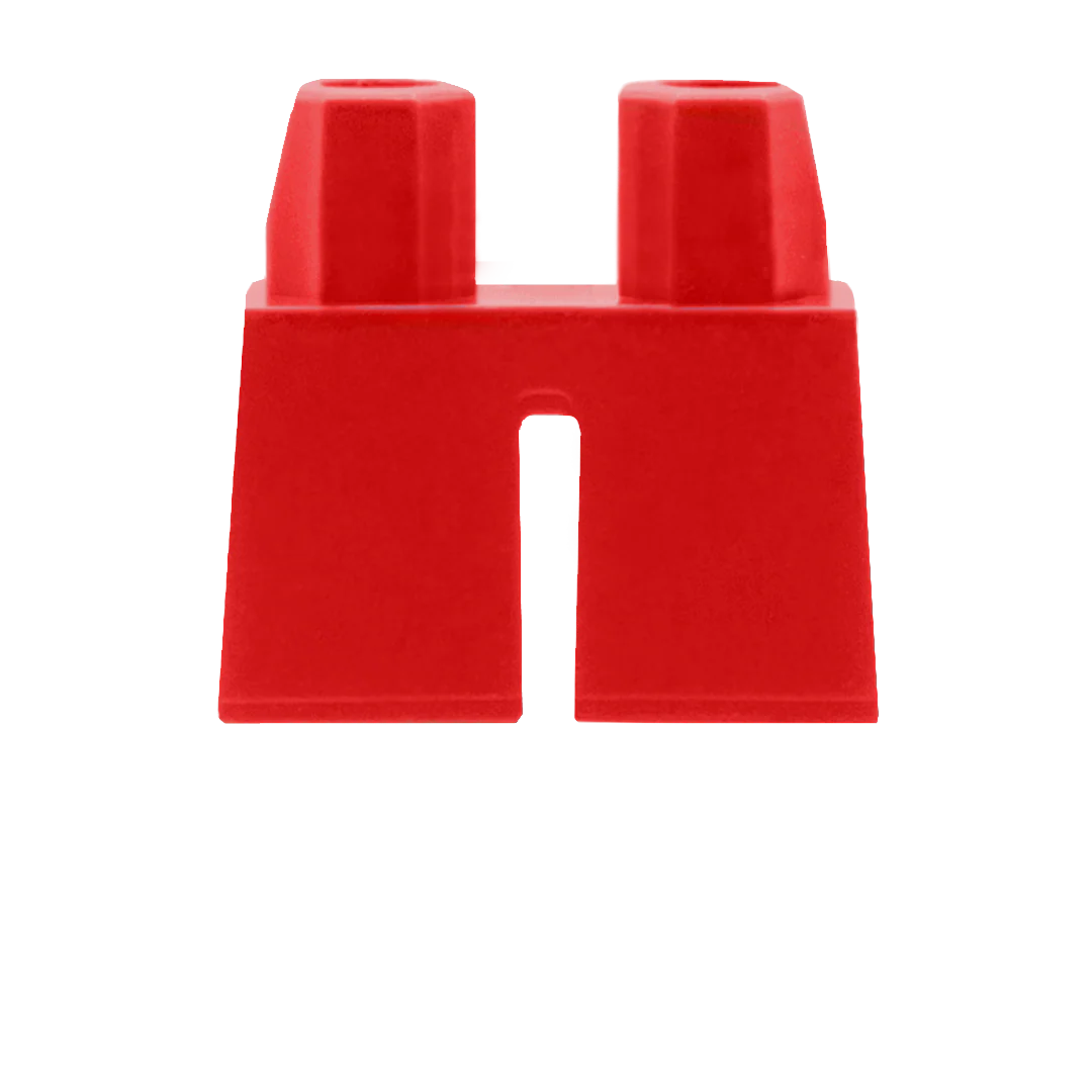 Short Red Legs - LEGO Minifigure Legs - Image 2