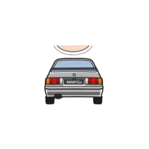 Silver Car German Classic T-Shirt - Custom Design Minifigure Torso - Image 34