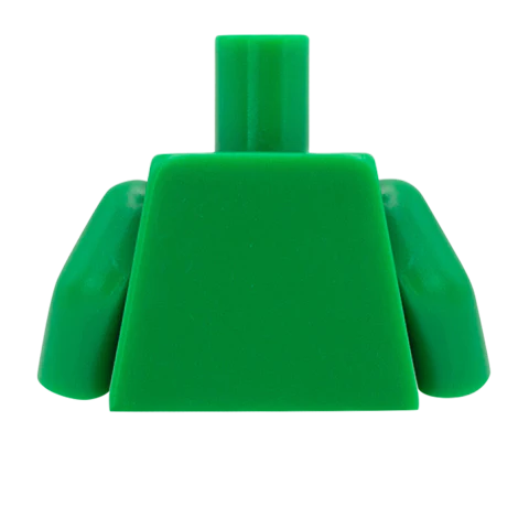 Smart Suit with Fancy Striped Tie - Custom Design Minifigure Torso - Image 44