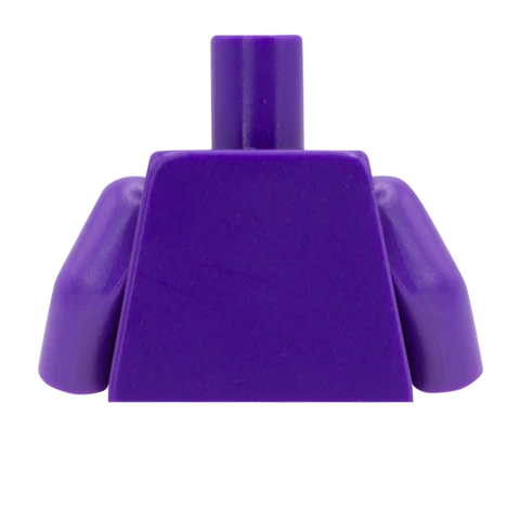 Smart Suit with Fancy Striped Tie - Custom Design Minifigure Torso - Image 54