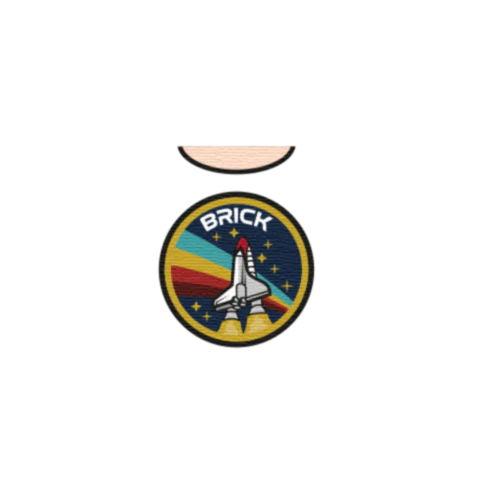 Space Badge T-Shirt - Custom Design Minifigure Torso - Image 33