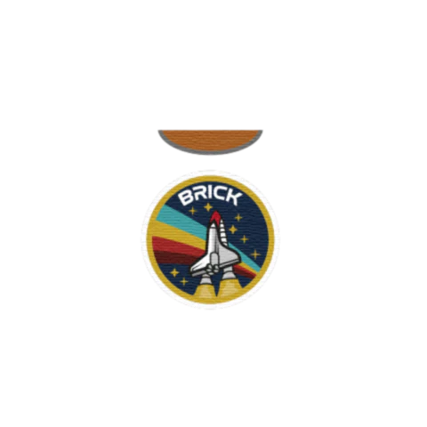 Space Badge T-Shirt - Custom Design Minifigure Torso - Image 38