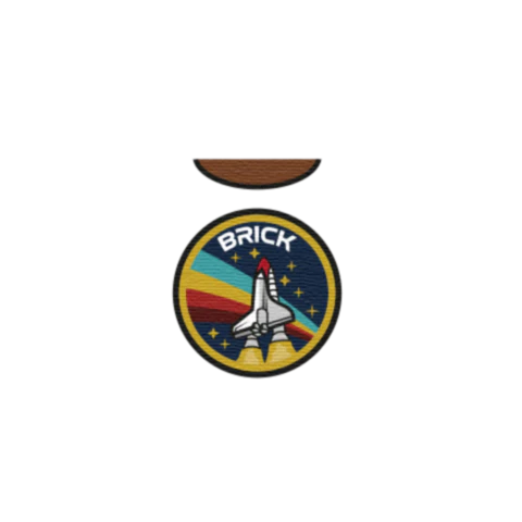 Space Badge T-Shirt - Custom Design Minifigure Torso - Image 39