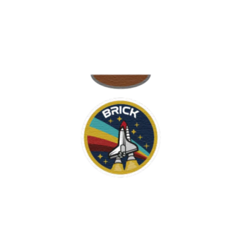 Space Badge T-Shirt - Custom Design Minifigure Torso - Image 40
