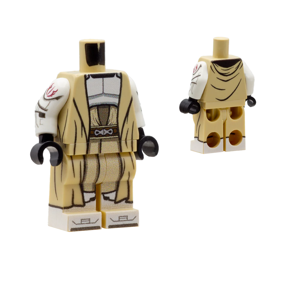 Space Wizard Full Robe with Chest Plate - Custom Design Minifigure Outfit - Image 3