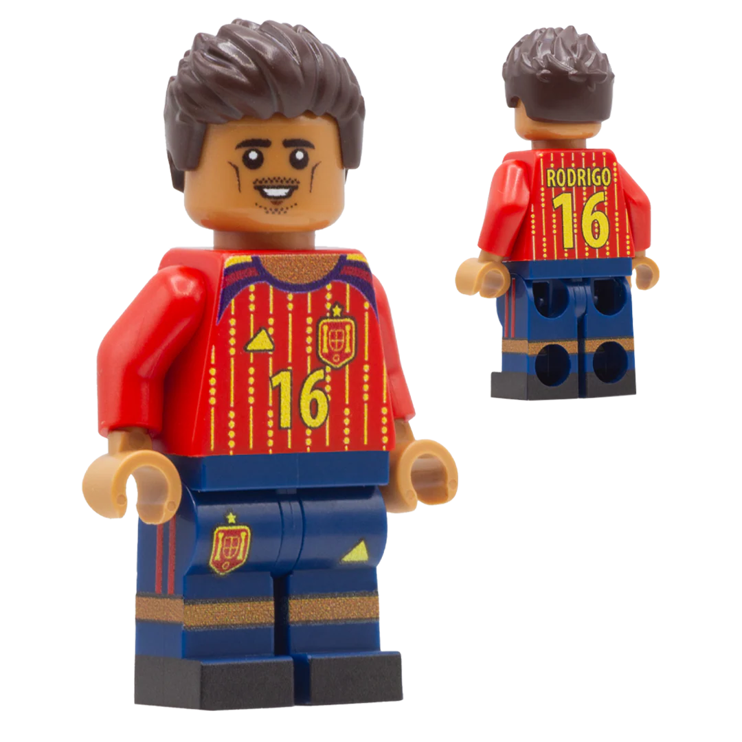 Spain Number 16 - Custom Design World Cup Minifigure