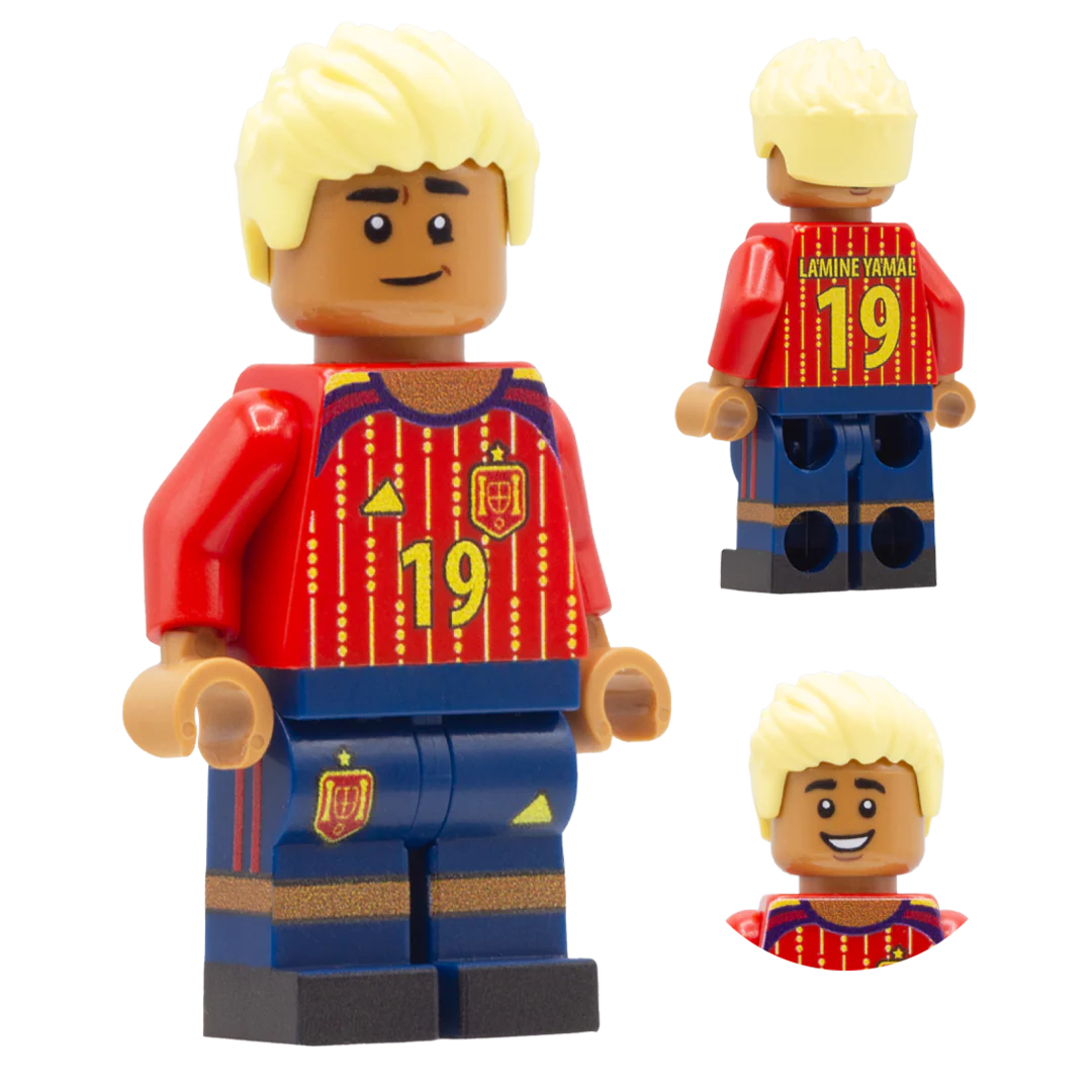 Spain Number 19 - Custom Design World Cup Minifigure