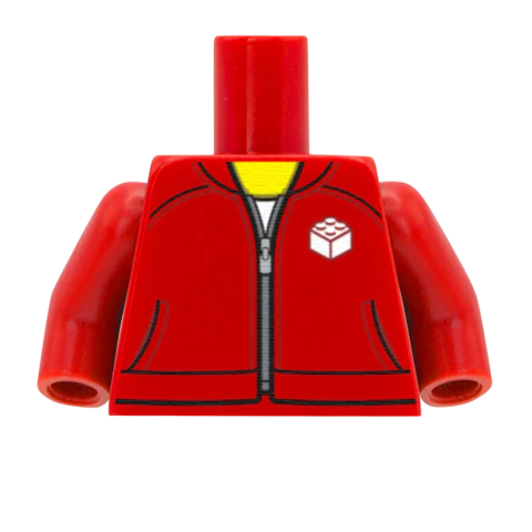 Sports Jacket - Custom Design Minifigure Torso