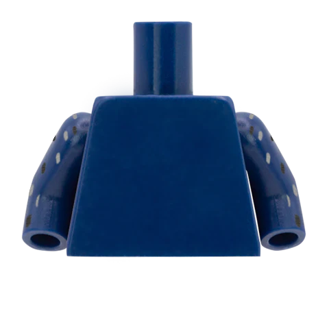 Spotty Maxi Dress Torso - Custom Design Minifigure Torso - Image 5