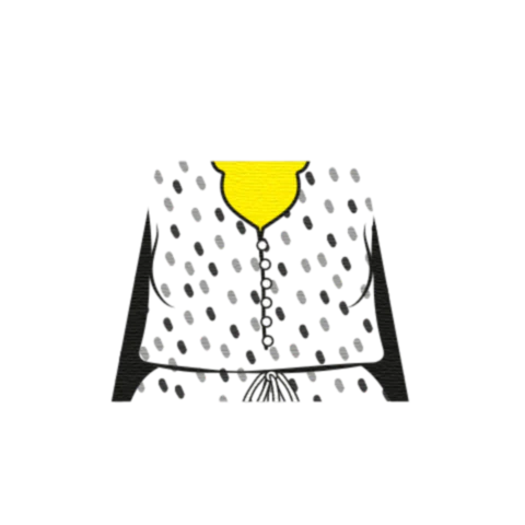 Spotty Maxi Dress Torso - Custom Design Minifigure Torso - Image 8
