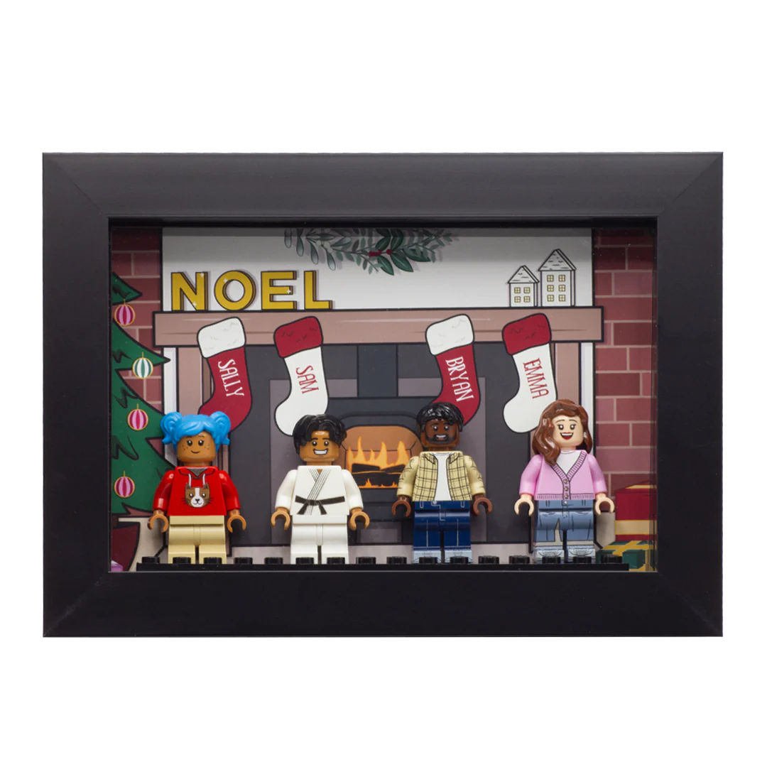 Stockings Group Frame - Custom Minifigure Display