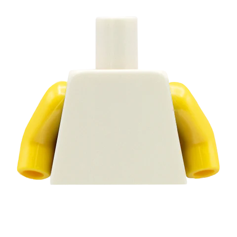 Strapless Cinched Wedding Dress - Custom Design Minifigure Torso - Image 2