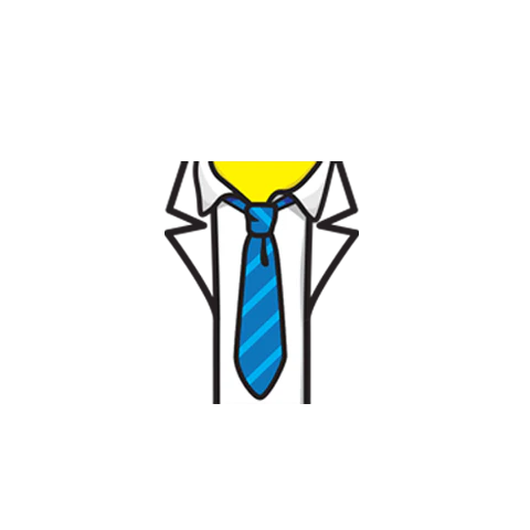 Suit with Casual Striped Tie - Custom Design Minifigure Torso - Image 32