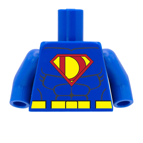Super Dad - Custom Design Minifigure Torso