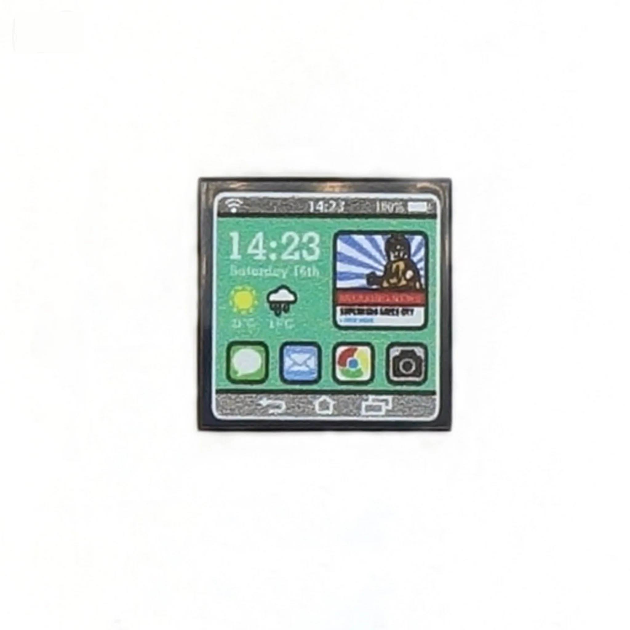 Tablet (Black) - Custom Designed Tile