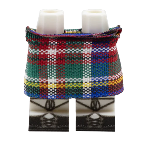 Tartan Kilt (Various Types of Tartan) - Minifigure Skirt & Legs - Image 5