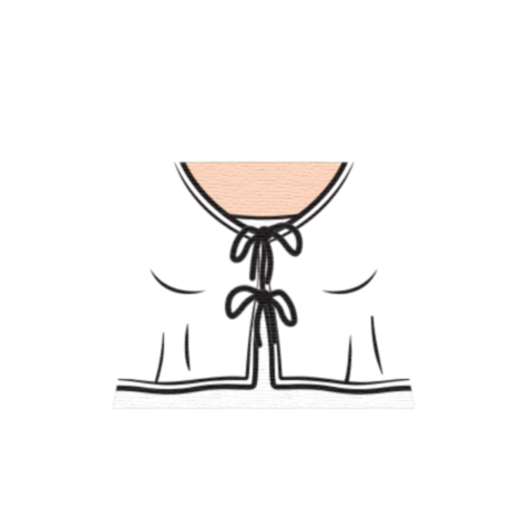 Tied Front Cardigan - Custom Design Minifigure Torso - Image 33