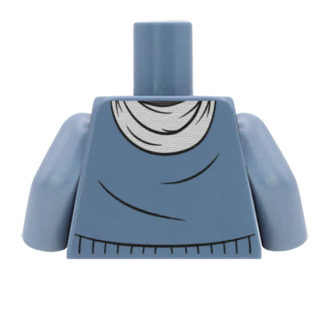 Jumper with Scarf - Custom Design Minifigure Torso - Image 35