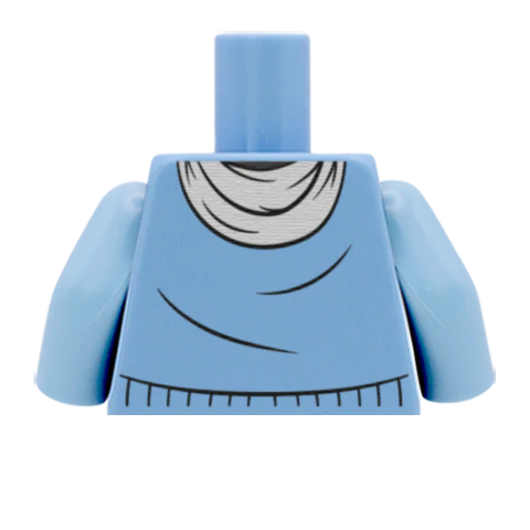 Jumper with Scarf - Custom Design Minifigure Torso - Image 36