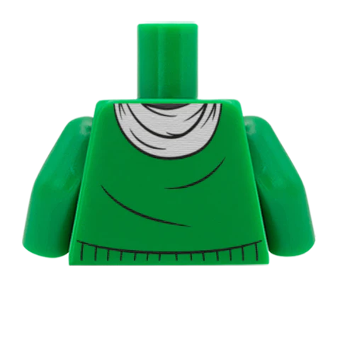 Jumper with Scarf - Custom Design Minifigure Torso - Image 45