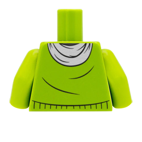 Jumper with Scarf - Custom Design Minifigure Torso - Image 50
