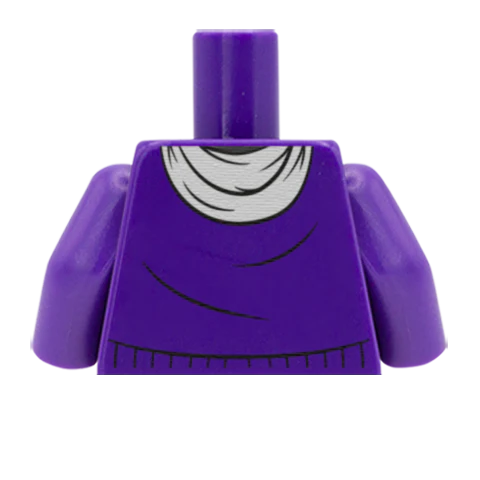 Jumper with Scarf - Custom Design Minifigure Torso - Image 55