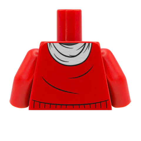 Jumper with Scarf - Custom Design Minifigure Torso - Image 56