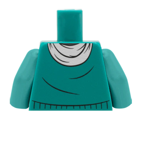 Jumper with Scarf - Custom Design Minifigure Torso - Image 58