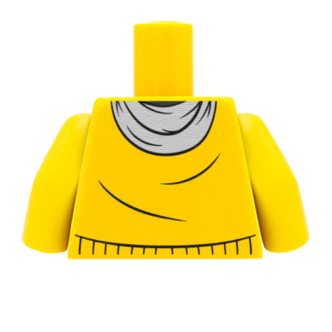 Jumper with Scarf - Custom Design Minifigure Torso - Image 61