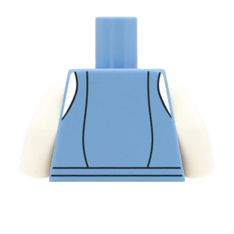 Traditional Dirndl Blouse - Custom Design Minifigure Torso - Image 45
