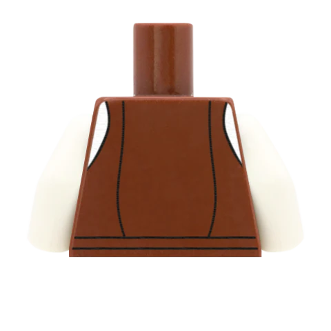 Traditional Dirndl Blouse - Custom Design Minifigure Torso - Image 46