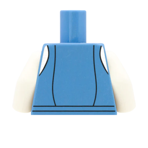 Traditional Dirndl Blouse - Custom Design Minifigure Torso - Image 55