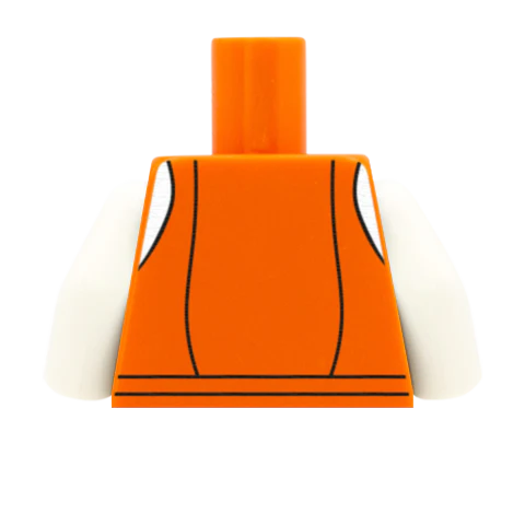 Traditional Dirndl Blouse - Custom Design Minifigure Torso - Image 60