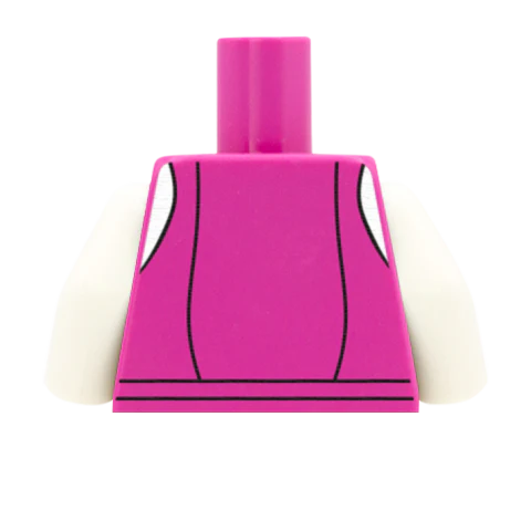 Traditional Dirndl Blouse - Custom Design Minifigure Torso - Image 62
