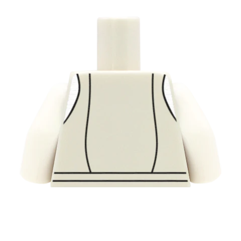 Traditional Dirndl Blouse - Custom Design Minifigure Torso - Image 68