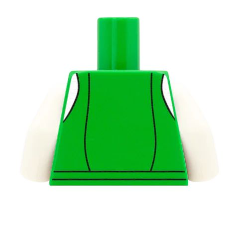 Traditional Dirndl Blouse - Custom Design Minifigure Torso - Image 8