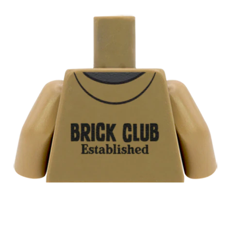 Trendy Hoodie with BRICK Logo - Custom Design Minifigure Torso - Image 44
