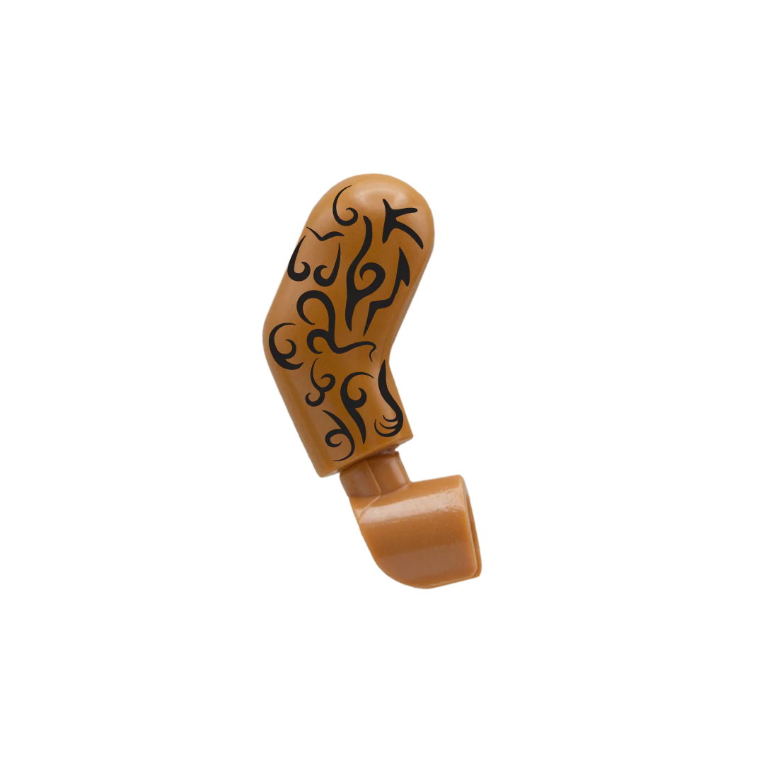 Tribal Tattoo Arm - Custom Design Minifigure Arm - Image 7