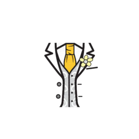 Tuxedo and Custom Cravat - Custom Design Minifigure Torso - Image 32