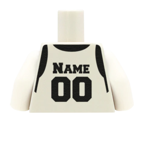 Utah Jazz (West Conference) - Custom Design Minifigure Torso - Image 7