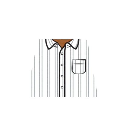 Vertical Stripy Shirt - Custom Design Minifigure Torso - Image 5