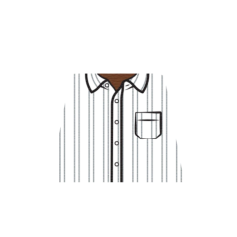 Vertical Stripy Shirt - Custom Design Minifigure Torso - Image 6
