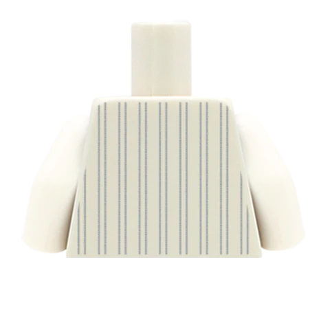 Vertical Stripy Shirt - Custom Design Minifigure Torso - Image 7
