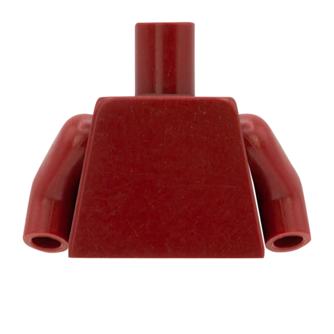 Very Open Shirt with Hairy Chest - Custom Design Minifigure Torso - Image 12