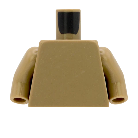 Very Open Shirt with Hairy Chest - Custom Design Minifigure Torso - Image 13